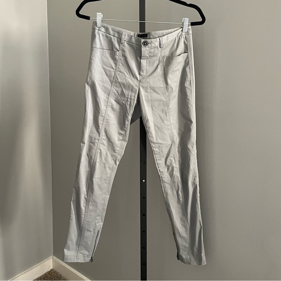 ATM Anthony Thomas Melillo Pants Grey Slim Trousers Size 4 - Picture 1 of 4
